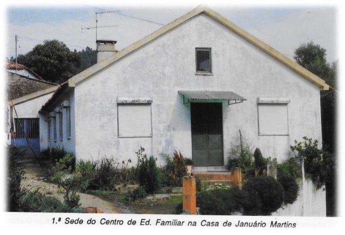 1.ª sede do Centro, na Casa de Januário Martins
